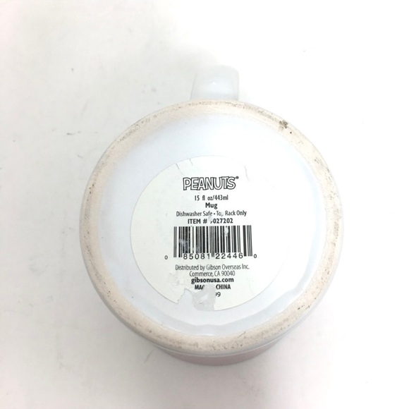 Peanut Be Jolly Snoopy Vintage Christmas Holiday Mugs in Red - Picture 5 of 8